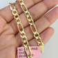 Real 14k Yellow Gold Figaro Bracelet 5mm 7.5 Inch Lobster Clasp Brand New 14KT