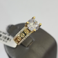 Real 10k Ring Engagement Yellow Gold Men Women Genuine