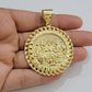 Real 10kt Last Supper Charm Pendant 10k Yellow Gold Chain Necklace 2 Inches SALE