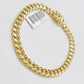 14k Gold MIami Cuban Bracelet 6mm 8" Inch Real  Yellow Men Box Clasp SALE END