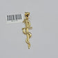 10kt Yellow Gold Rope Chain Snake Cross Charm Pendant 18-28'' Inch Necklace SALE