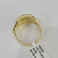 Real 10k Nugget Ring Yellow Gold Women Men Genuine 10Kt