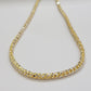 Real 10k Gold Solid Palm Chain Necklace Diamond Cut 5mm 18" Choker , 10kt Mens