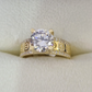 Real 10k Ring Engagement Yellow Gold Men Women Genuine