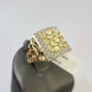 10k Nugget Ring Yellow Gold Women Men Real Genuine 10Kt