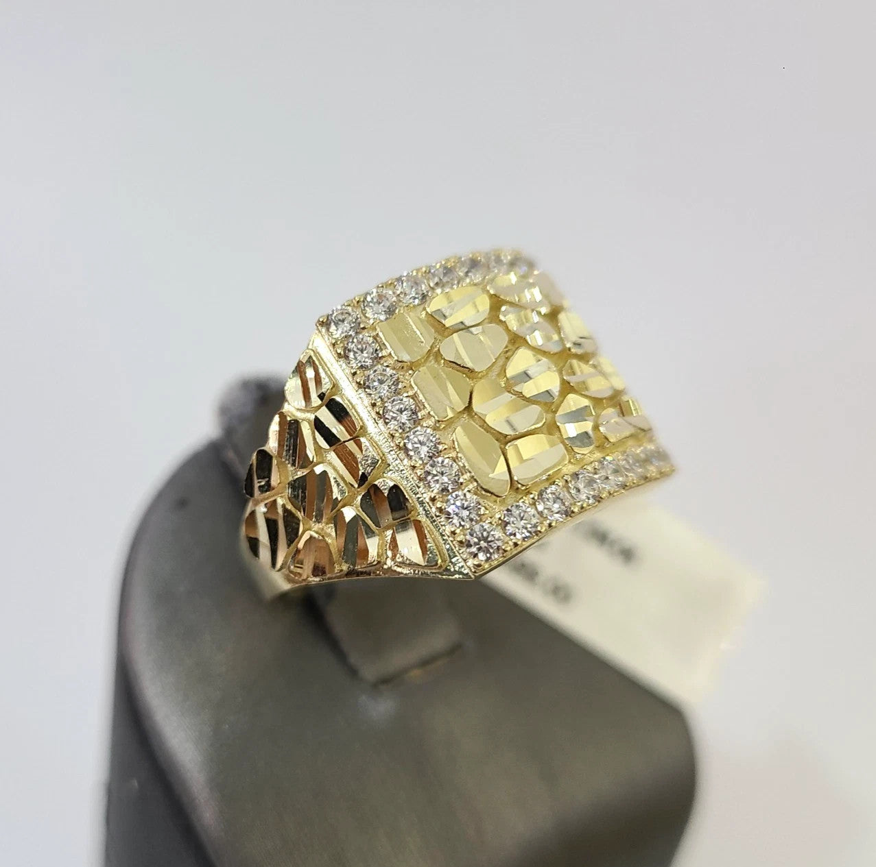 10k Nugget Ring Yellow Gold Women Men Real Genuine 10Kt