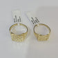 10k Nugget Ring Yellow Gold Women Men Real Genuine 10Kt