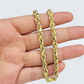 Real 14k Yellow Gold Rope Bracelet 5mm 8.5'' Inches Lobster Clasp New 14 KT SALE