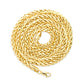 Real 10K Yellow Gold Chain Necklace Wheat Palm Spiga  16"- 30 Inch Hollow 4mm