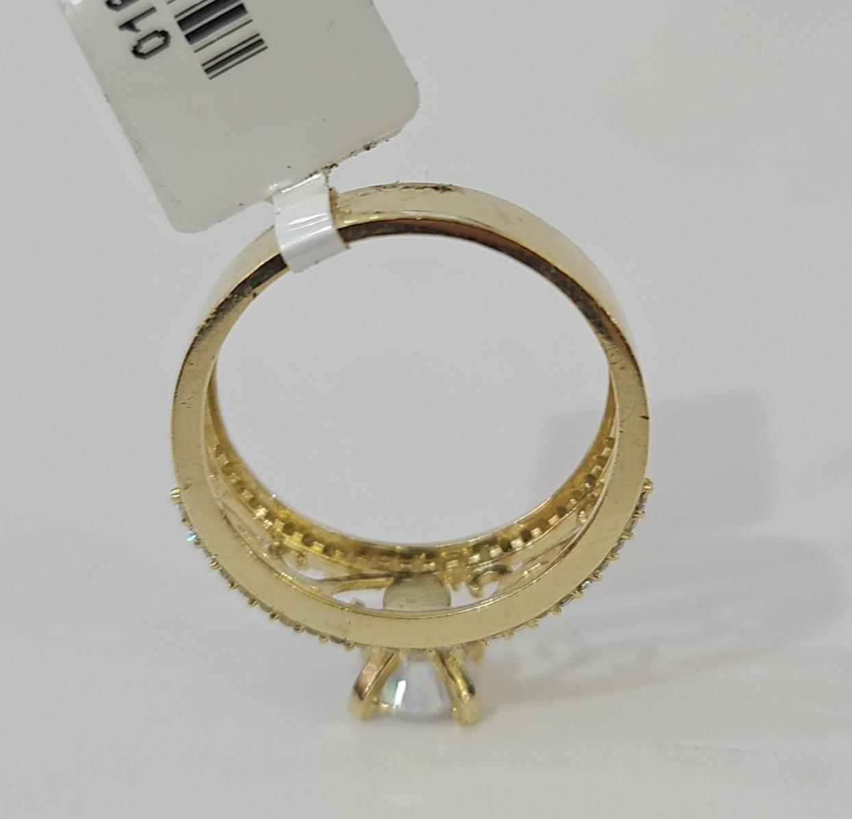 Real 10k Ring Engagement Yellow Gold Men Women Genuine