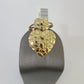 10k Nugget Heart Ring Yellow Gold Women Men Real Genuine Size 6 7 8 9 10 11 & 12