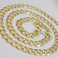 Solid 10k Gold Chain 9mm Mens Necklace Cuban Curb Link 26 Inch REAL 10KT STRONG