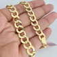 Real 14k Yellow Gold Cuban Curb Bracelet 8mm 9Inch Lobster Clasp 14KT New SALE