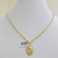 10k Gold Rope Chain Jesus Head Charm Pendant Set 22" Inch 3mm Necklace REAL SALE
