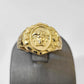 10k Medusa Head Ring Yellow Gold Men Women Real Genuine