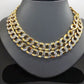 12MM Real Gold Mens Necklace Cuban Link 20-30" Diamond Cut 10k Yellow Gold Chain
