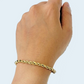 Real 14k Yellow Gold Rope Bracelet 4mm 8 Inch Lobster Clasp Brand New 14 KT SALE