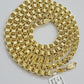 Real 10k Gold Box Byzantine Chain Necklace 20"-28" Inch 4mm 5mm 6mm 7mm 10kt Men