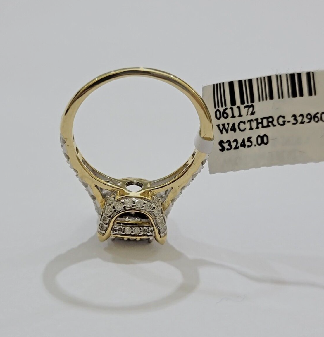 Real 10k Yellow Gold 1.35CT Diamond Ring Women Band Natural Genuine Wedding SALE