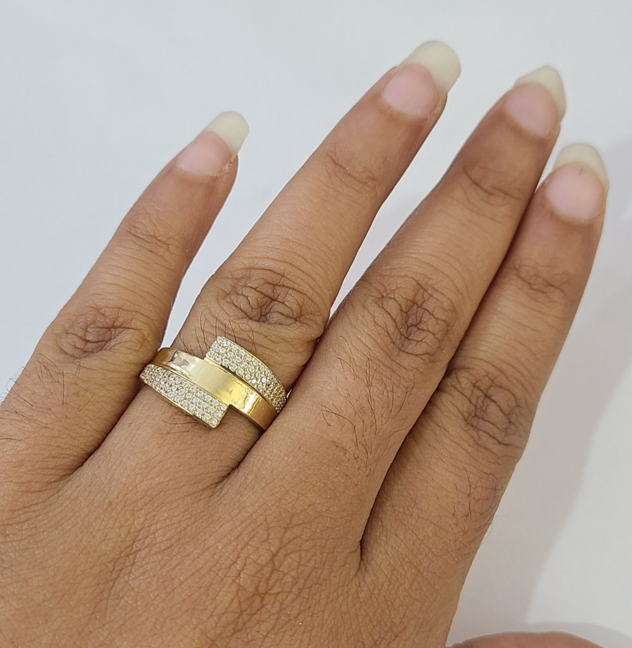 Real 10k Ring Engagement Yellow Gold Men Women Genuine