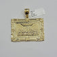 Real 10k Gold Pendant Charm Last Supper Square Jesus 10kt Yellow 1.5-3 Inch SALE