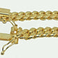 Mens 14k Gold Chain 8mm Miami cuban Link 18 - 30 Inch REAL 14KT Yelllow Gold