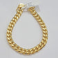 REAL 10k Gold Miami Cuban Bracelet 8" 8.5mm 10 kt Yellow Gold Strong SOLID Links