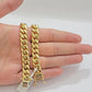 REAL 10k Gold Miami Cuban Bracelet 8" 8.5mm 10 kt Yellow Gold Strong SOLID Links