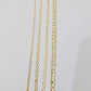 REAL 14k Trio Gold Necklace chain Ladies 3mm 3.5mm 5mm 18"-24" Women