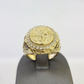 10k Men's Centenario Ring 50 Pesos 1947 Mexico 10kt Yellow Gold Casual Regular