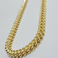 Real 10k Gold Franco Chain 7mm Necklace 26" Inch 10kt Thick & Strong For Men's