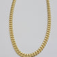 Mens 14k Gold Chain 8mm Miami cuban Link 18 - 30 Inch REAL 14KT Yelllow Gold