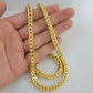 Real 10k Gold Franco Necklace Box Chain 22" & 24" Inch 6mm 10kt Yellow Gold SALE