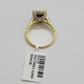 Real 10k Yellow Gold 1.35CT Diamond Ring Women Band Natural Genuine Wedding SALE