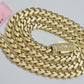 Real 14k Yellow Gold Monaco Chain Necklace 20" 22'' 24'' 26" Inch 7mm 14kt SALE