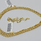 10kt Yellow Gold Rope Chain Snake Cross Charm Pendant 18-28'' Inch Necklace SALE