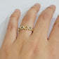 Ladies Ring 10k Yellow Gold Heart 10 KT REAL Unique Engagement Wedding Band SALE