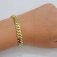 Real 14k Gold Bracelet Solid Miami Cuban Link 8mm 9mm 10mm 7.5" 8" 8.5 8.9" Inch