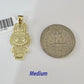 10k Cartoon Monster Charm Pendant Men Women 10kt Real Yellow Gold