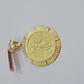 14kt Yellow Gold 1947 Mexican Centenario 50 Gold Pesos Copy Coin With Bezel SALE