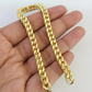 Real 10k Yellow Gold Franco Bracelet 8" Inches 6mm 10kt Men Women BRAND NEW SALE