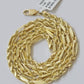 Real 10k Yellow Gold Milano Rope Chain Necklace 18"-24"Inches 3mm 10kt Men Women