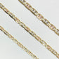 REAL 14k Trio Gold Necklace chain Ladies 3mm 3.5mm 5mm 18"-24" Women