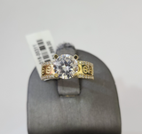 Real 10k Ring Engagement Yellow Gold Men Women Genuine
