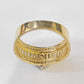 10k Heart Ring Yellow Gold Men Women Real Genuine