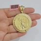 14kt Yellow Gold 1947 Mexican Centenario 50 Gold Pesos Copy Coin With Bezel SALE