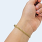 Real Solid 10kt Gold Baby Chino ID Name Plate Bracelet 4mm 5.5'' Inches 10k SALE