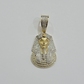 Real Diamond Pharoah Charm Pendant 10k Yellow Gold 0.85 CT Natura Chain Necklace