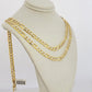 Real 10k Solid Gold Chain Figaro Link Necklace 6mm Men Women 18"-30" Inches 10kt