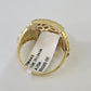 10k Nugget Ring Yellow Gold Women Men Real Genuine 10Kt
